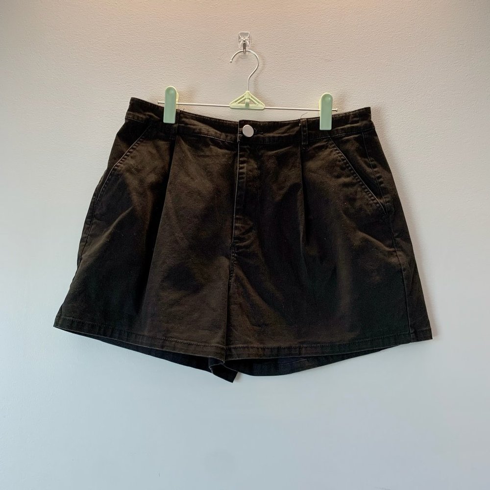 ASOS Black chino shorts